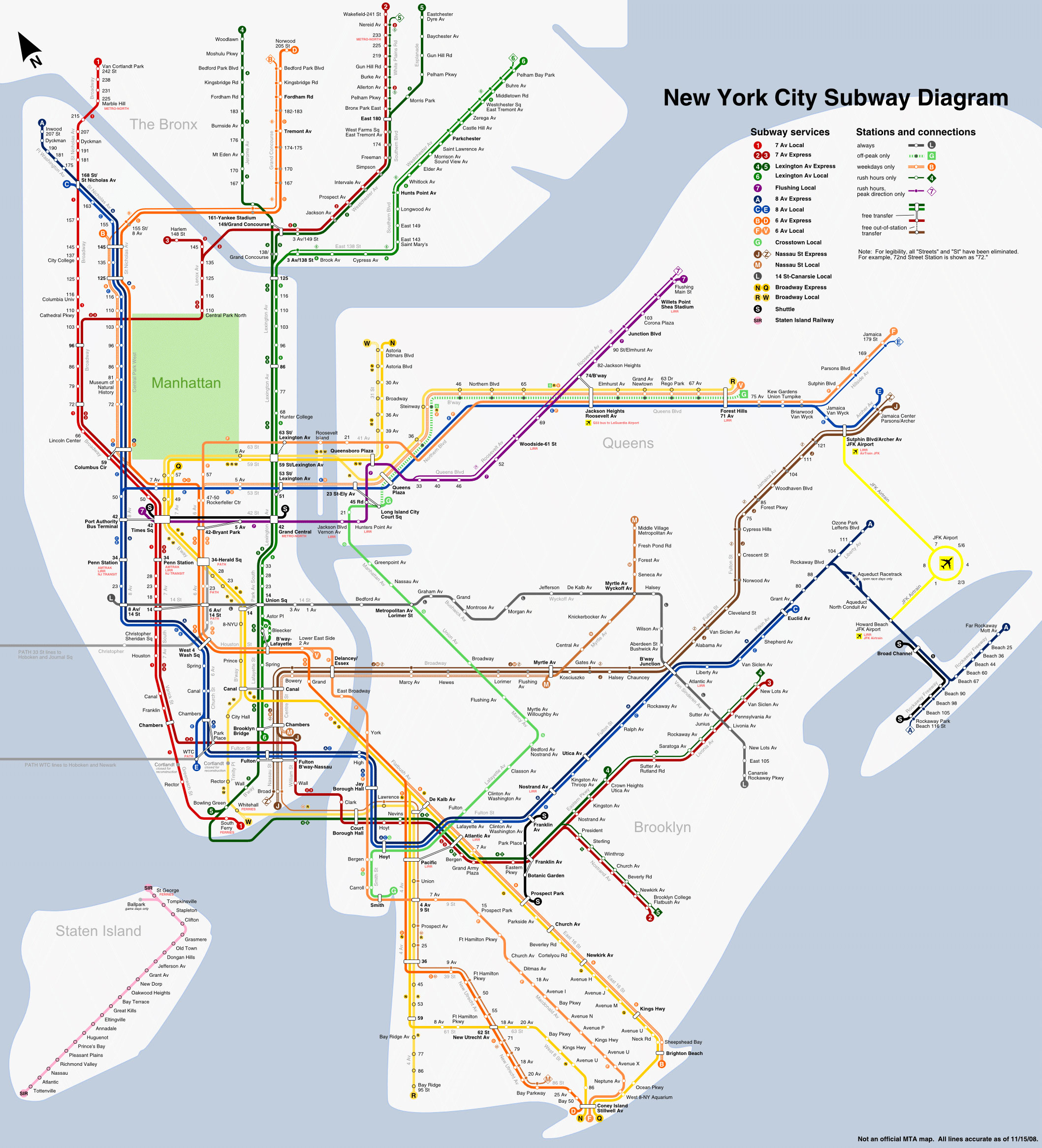 Arriba 97+ Foto Mapa Del Metro De Nueva York Alta Definición Completa ...